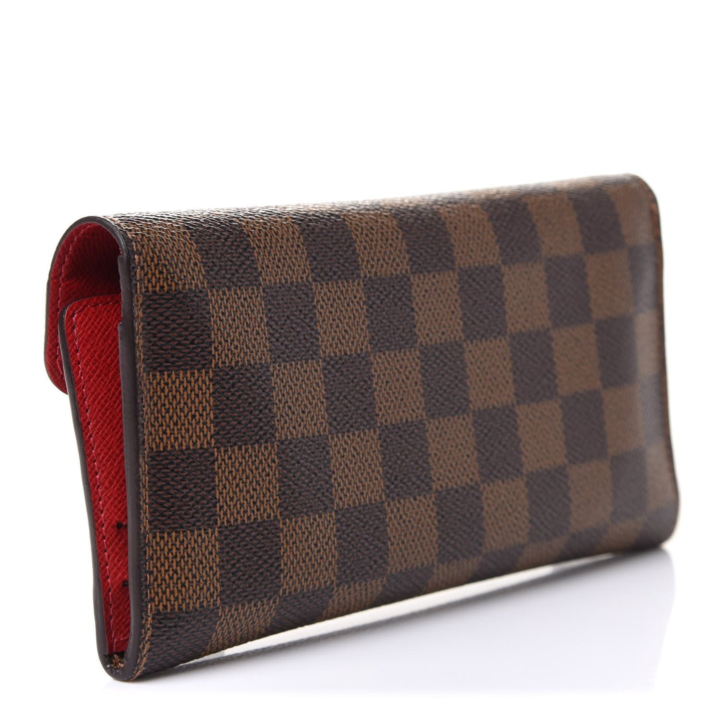 Damier Ebene Josephine Wallet Red