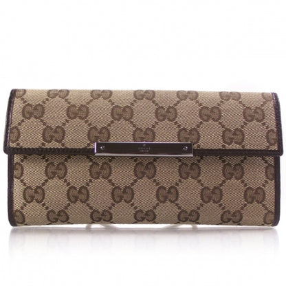 Gucci Signature Monogram Continental Wallet 1 of 9