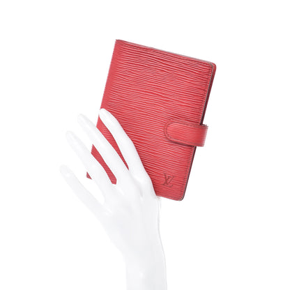 Louis Vuitton Epi Small Ring Agenda Cover Castillan Red 2 of 12