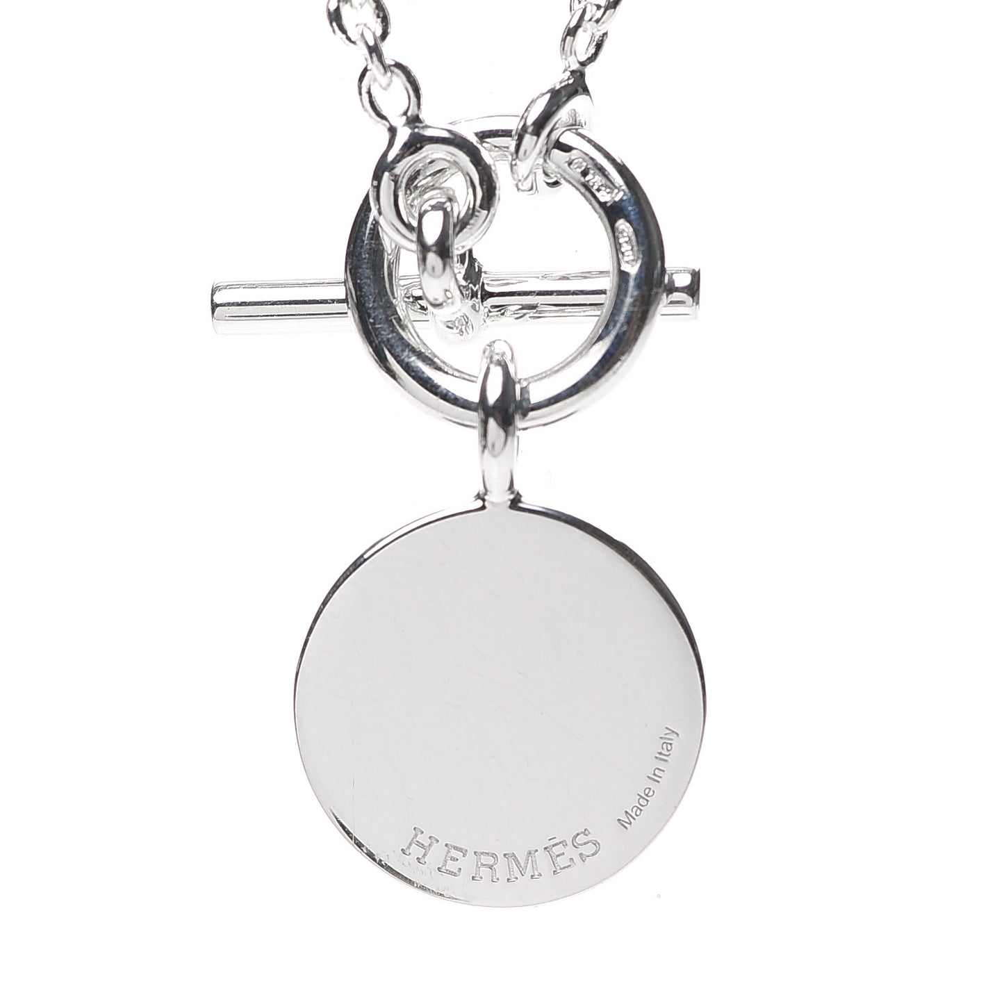 Sterling Silver Amulettes H Confettis Pendant Necklace