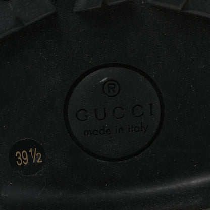 Gucci Cordovan Lux Womens Harald Horsebit 25mm Platform Boots 39.5 Black 8 of 12