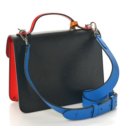 Louis Vuitton Epi Neo Monceau Black Coquelicot Blue Roi Safran 2 of 9