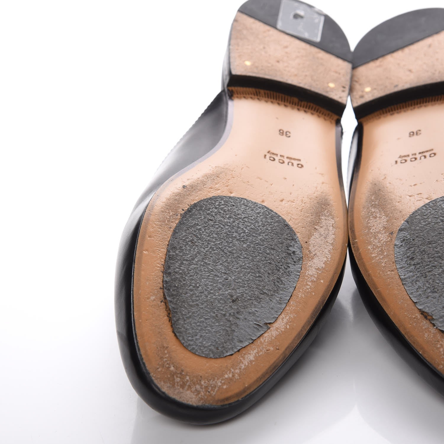 Gucci Calfskin Womens Princetown Slippers 36 Black 12 of 19