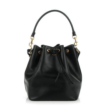 Saint Laurent Calfskin Large Emmanuelle Bucket Bag Black 1 of 8