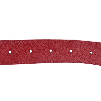 Louis Vuitton Calfskin Monogram 30mm LV Initiales Reversible Belt 80 32 Fuschia 4 of 5