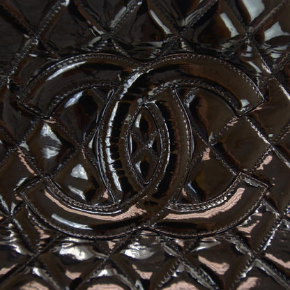 Chanel Patent Grand Shopping Tote GST Black 5 of 9