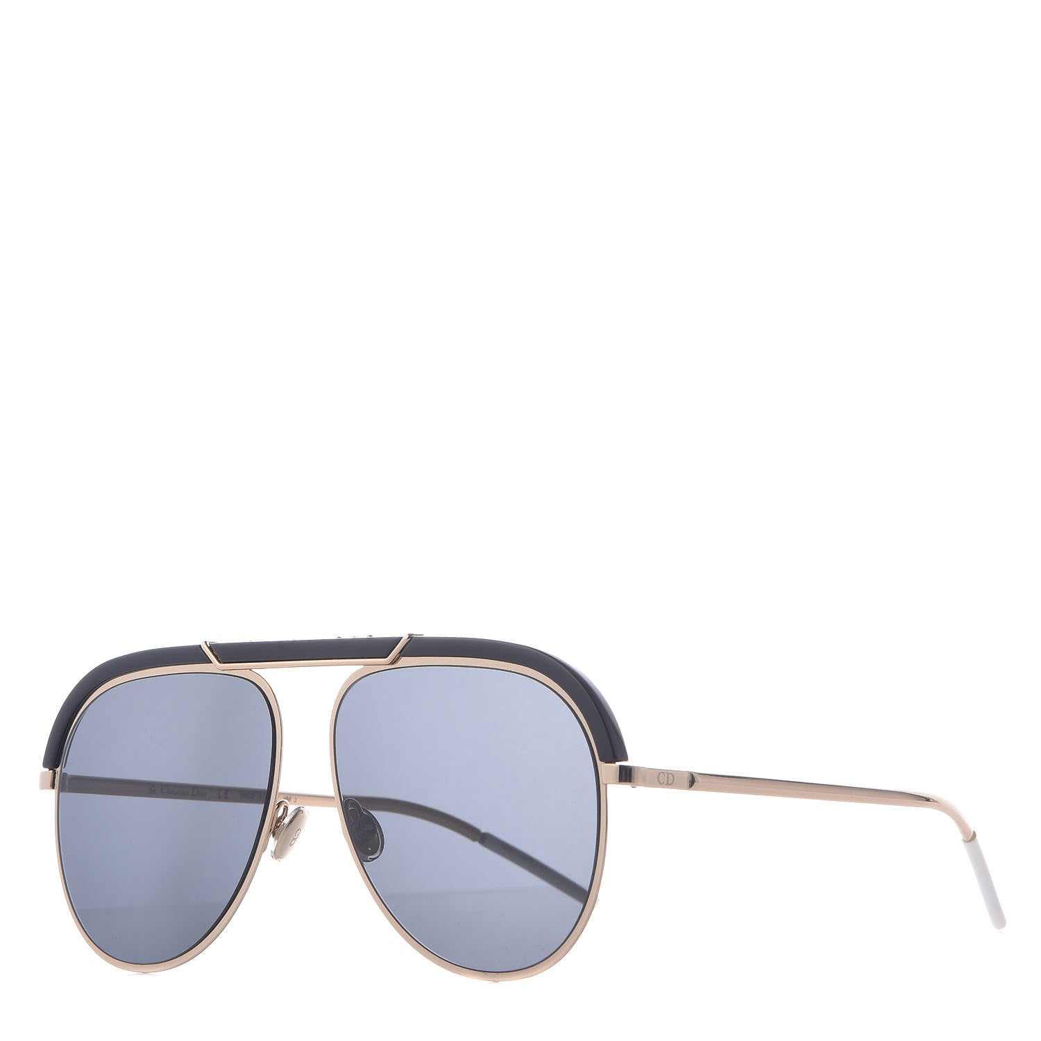Christian Dior Desertic Aviator Sunglasses Gold 1 of 8