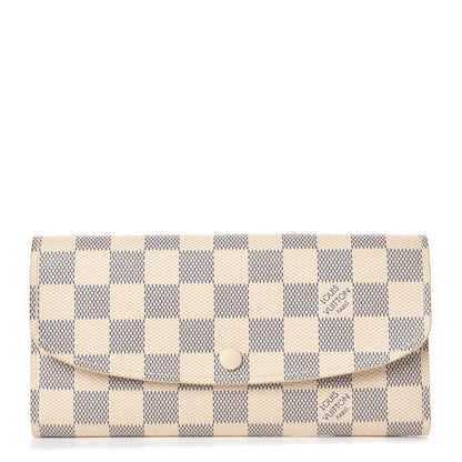 Louis Vuitton Damier Azur Emilie Wallet 1 of 6