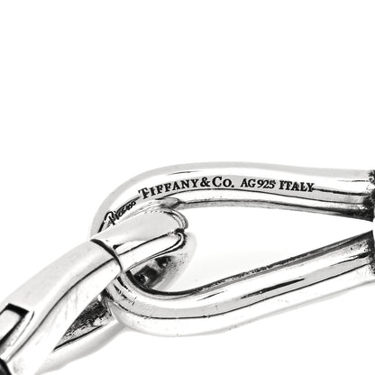 Tiffany Sterling Silver Calfskin Paloma Picasso Knot Single Braid Bracelet Black 4 of 4