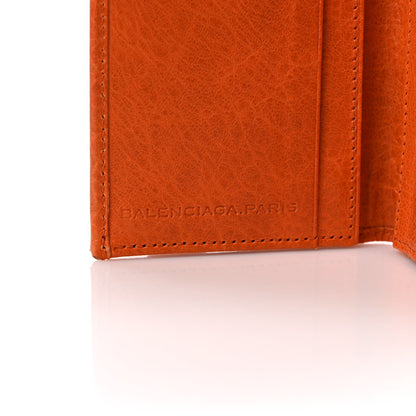 Balenciaga Agneau Giant 12 Gold Hardware Card Case Tangerine 6 of 6