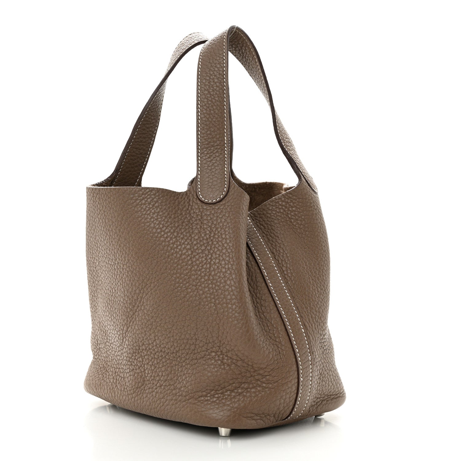 Hermes Taurillon Clemence Picotin Lock 18 PM Etoupe 3 of 13