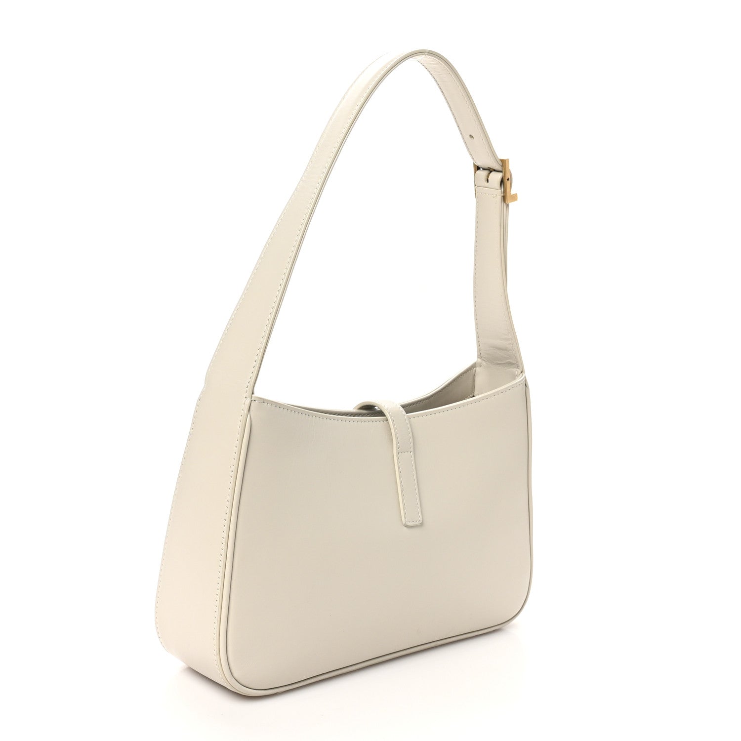 Saint Laurent Smooth Calfskin Le 5 A 7 Hobo Crema Soft 3 of 11