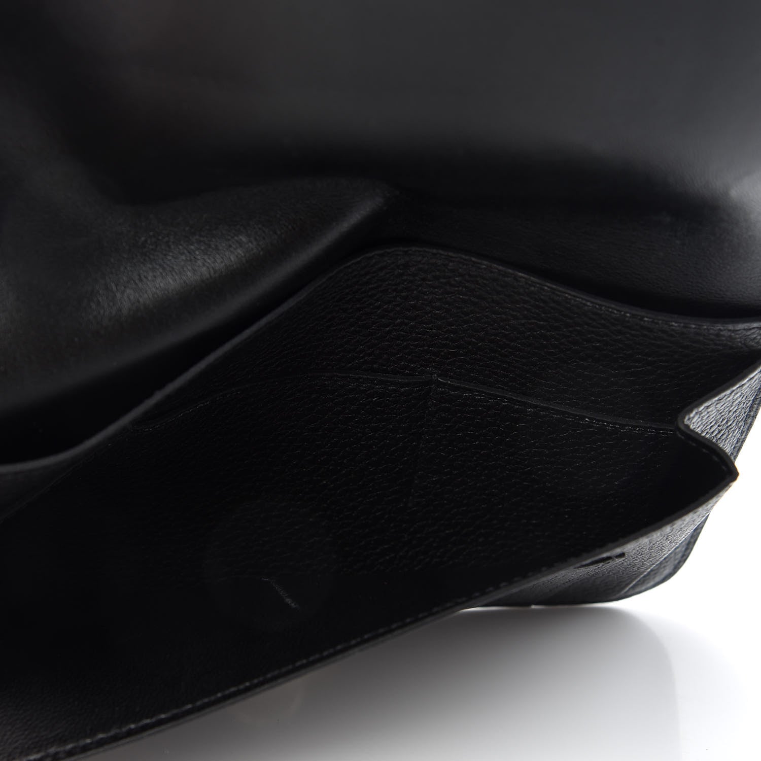 Hermes Togo Dogon Duo Wallet Black 6 of 7