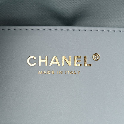 Chanel Caviar Quilted Small Chanel 25 Handbag Light Blue 6 of 11