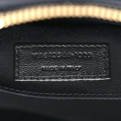 Saint Laurent Calfskin Matelasse Monogram Lou Camera Bag Navy 7 of 10