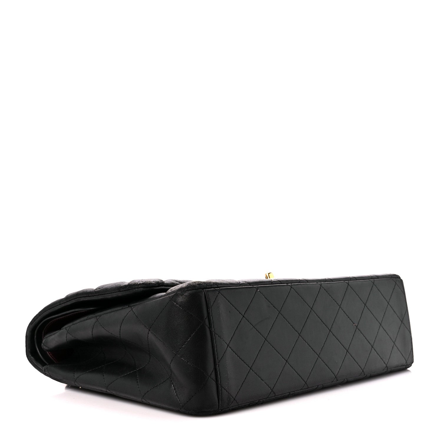 Chanel Lambskin Quilted Maxi Double Flap Black 5 of 12