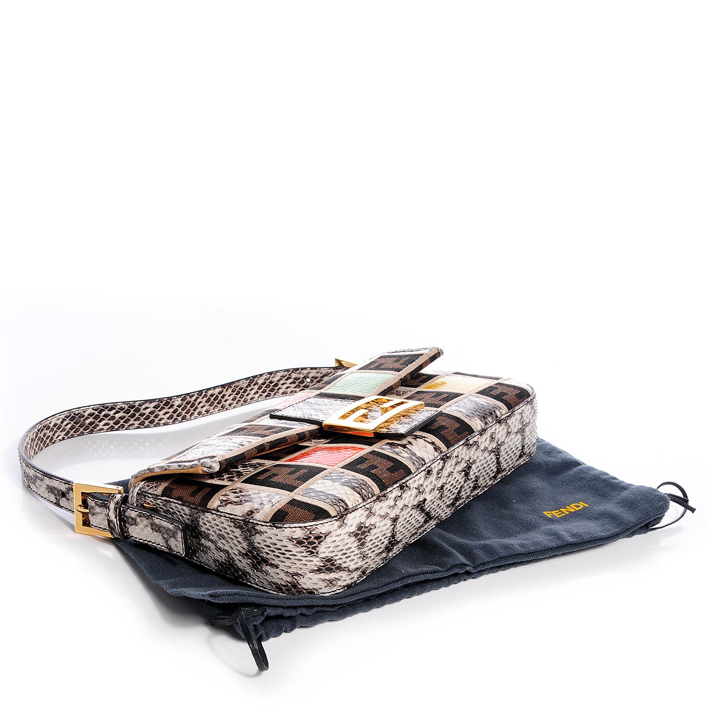 Ayers Zucca Patchwork Baguette Multicolor