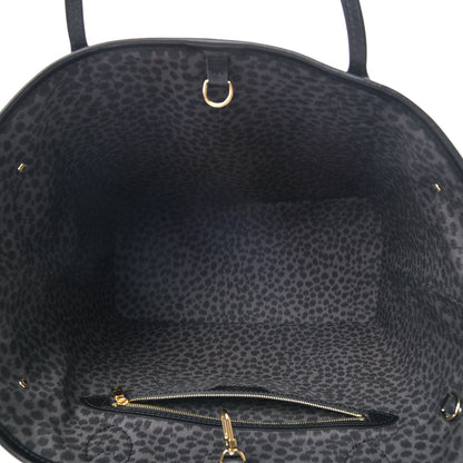 Louis Vuitton Monogram Giant Wild At Heart Neverfull MM Black 4 of 4