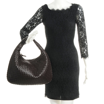 Bottega Veneta Nappa Intrecciato Medium Veneta Hobo Ebano 2 of 8