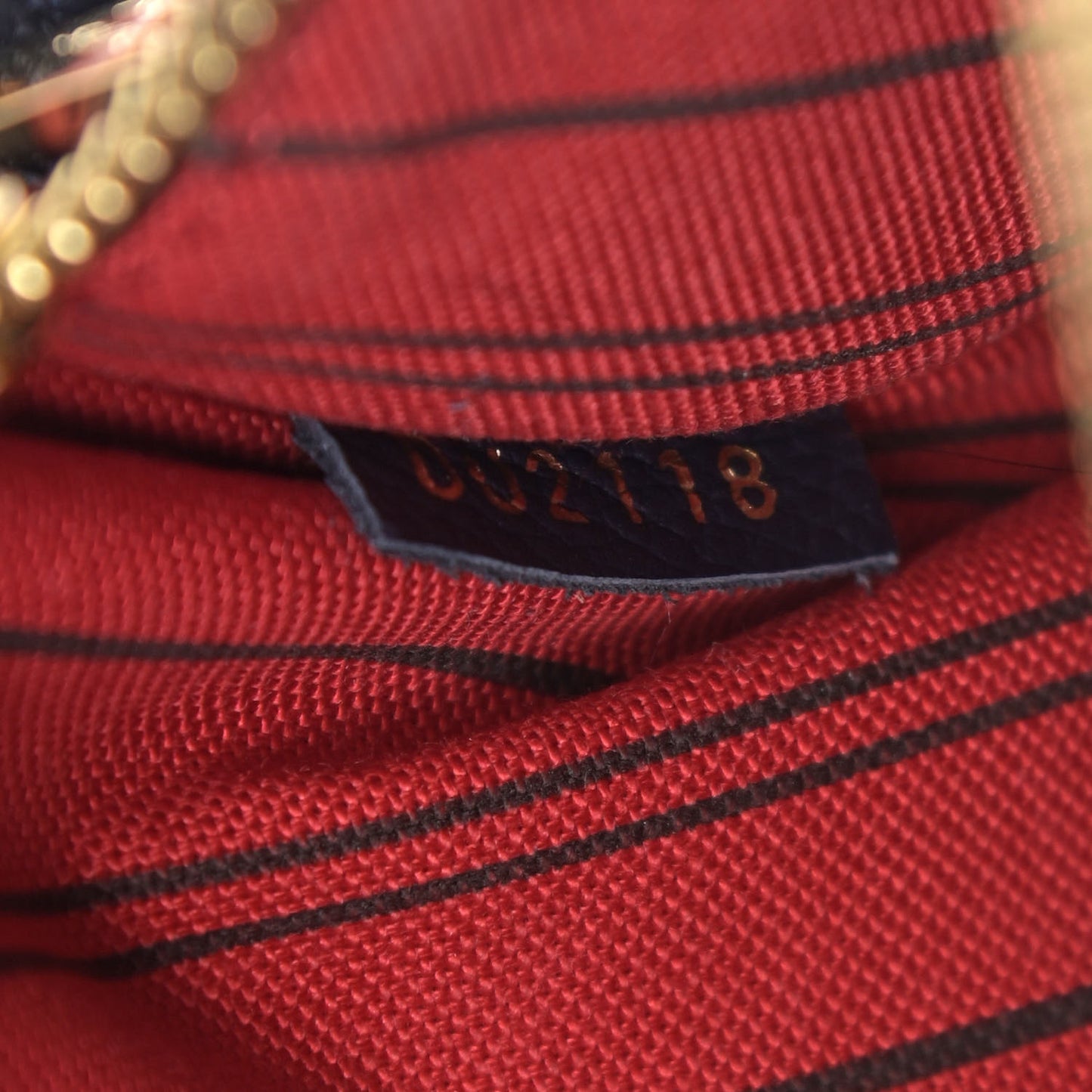 Empreinte Pochette Metis Marine Rouge