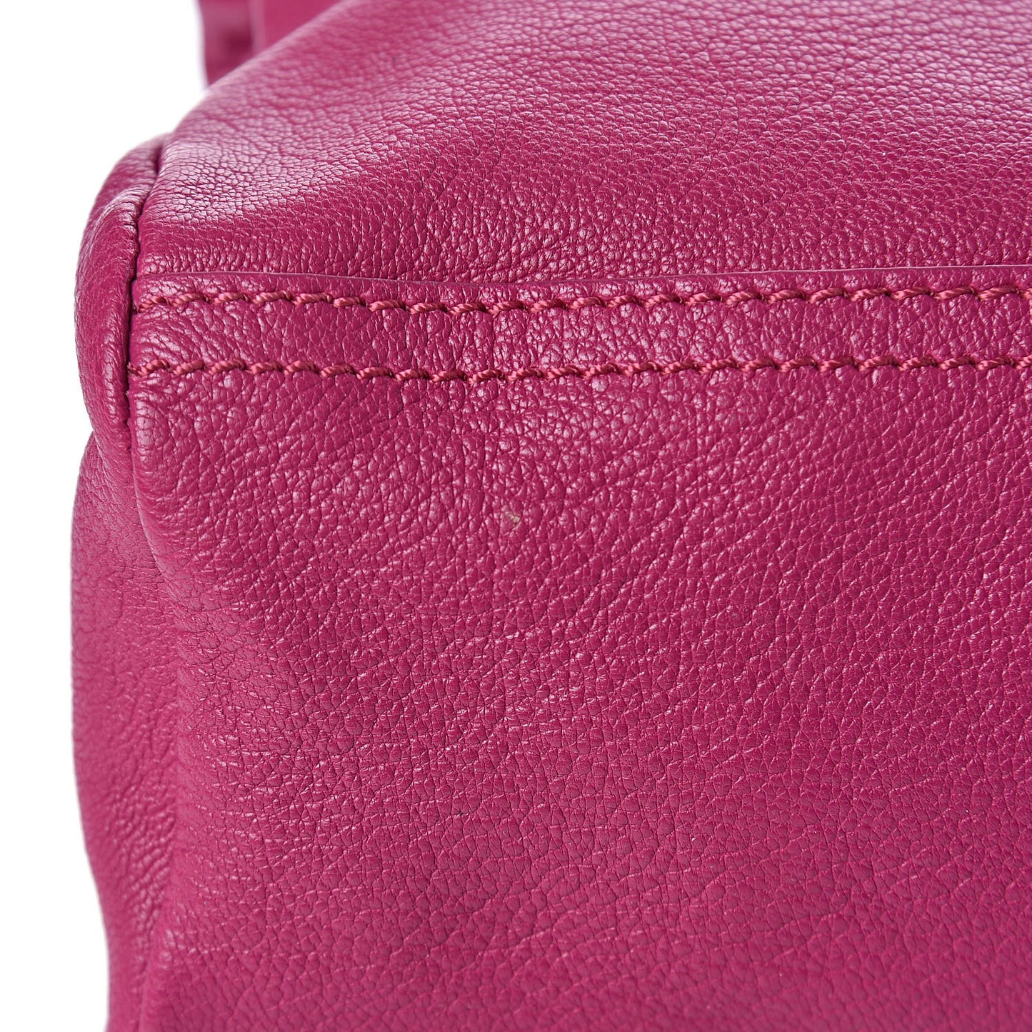 Sugar Goatskin Mini Pandora Magenta