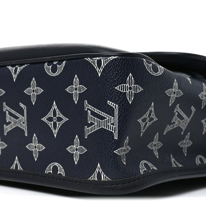 Louis Vuitton Savane Monogram Zebra Chapman Messenger GM Encre 9 of 9