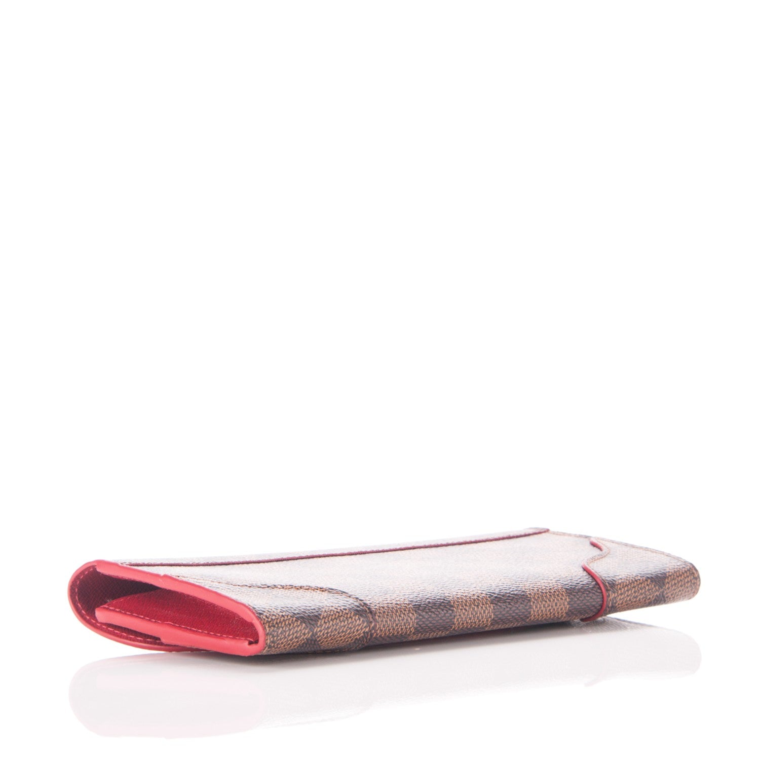 Louis Vuitton Damier Ebene Caissa Wallet Cherry 4 of 6