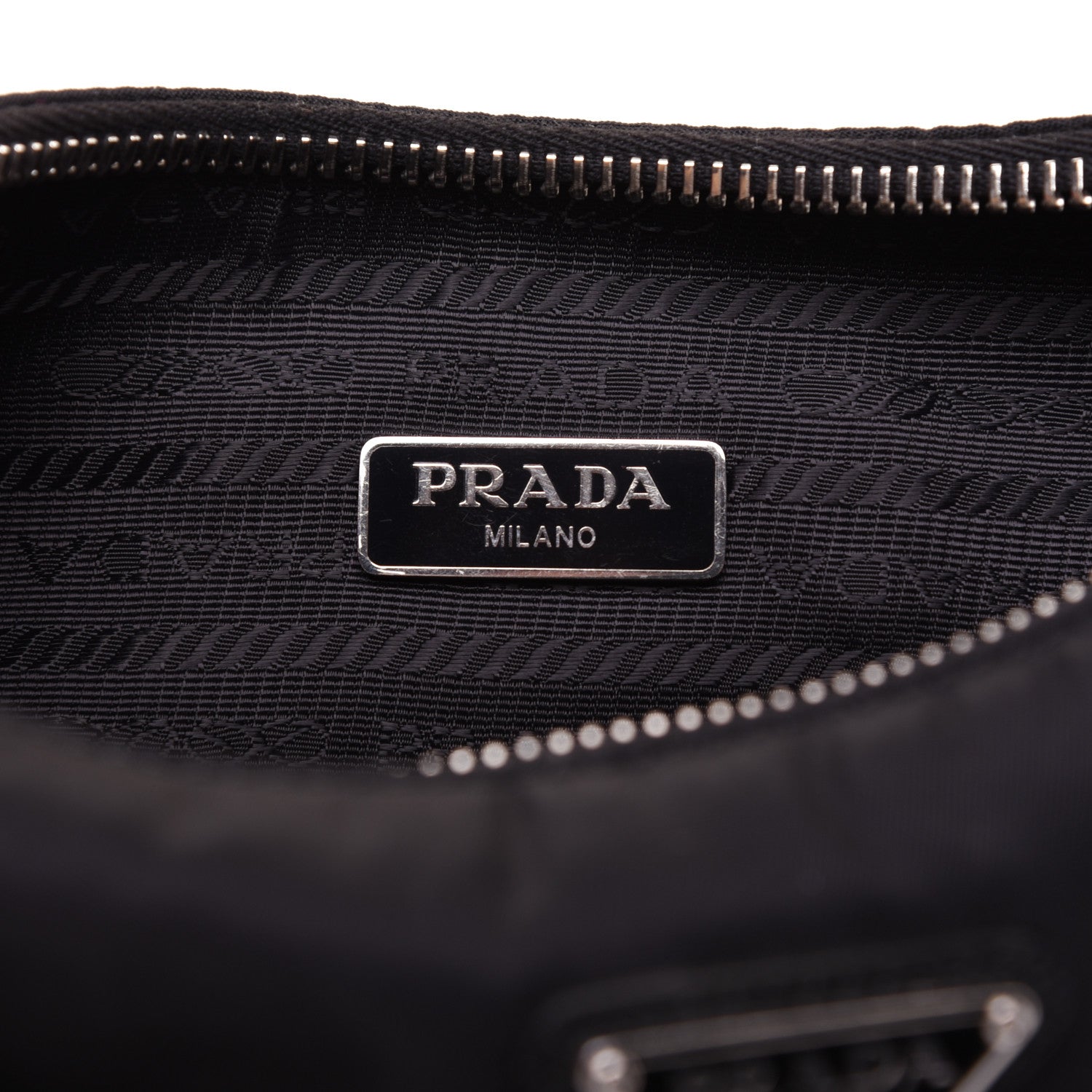 Prada Nylon Re-Edition 2005 Shoulder Bag Black 8 of 16