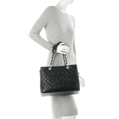Chanel Caviar Quilted Grand Shopping Tote GST Black 2 of 30