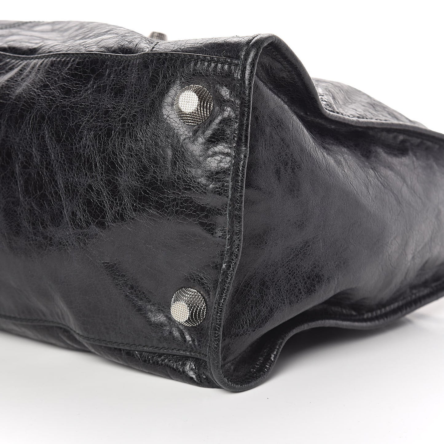 Agneau Giant 21 Silver Hardware Work Black