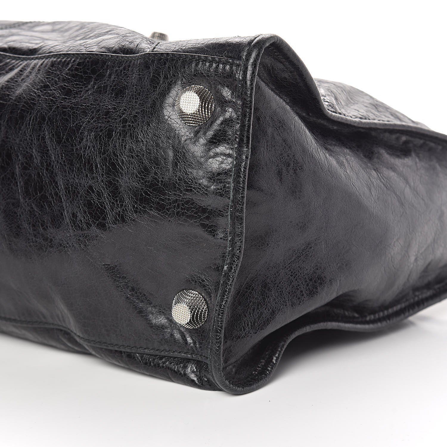 Balenciaga Agneau Giant 21 Silver Hardware Work Black 9 of 10