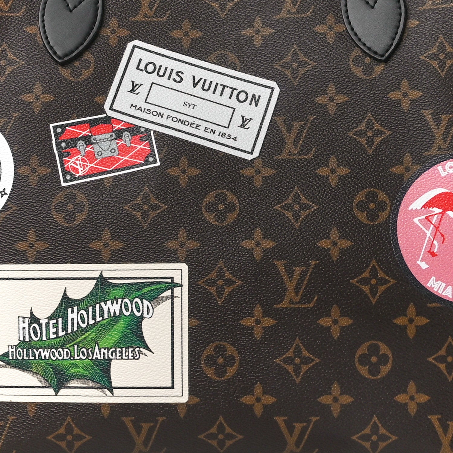 Louis Vuitton Monogram My LV World Tour Neverfull MM 13 of 17