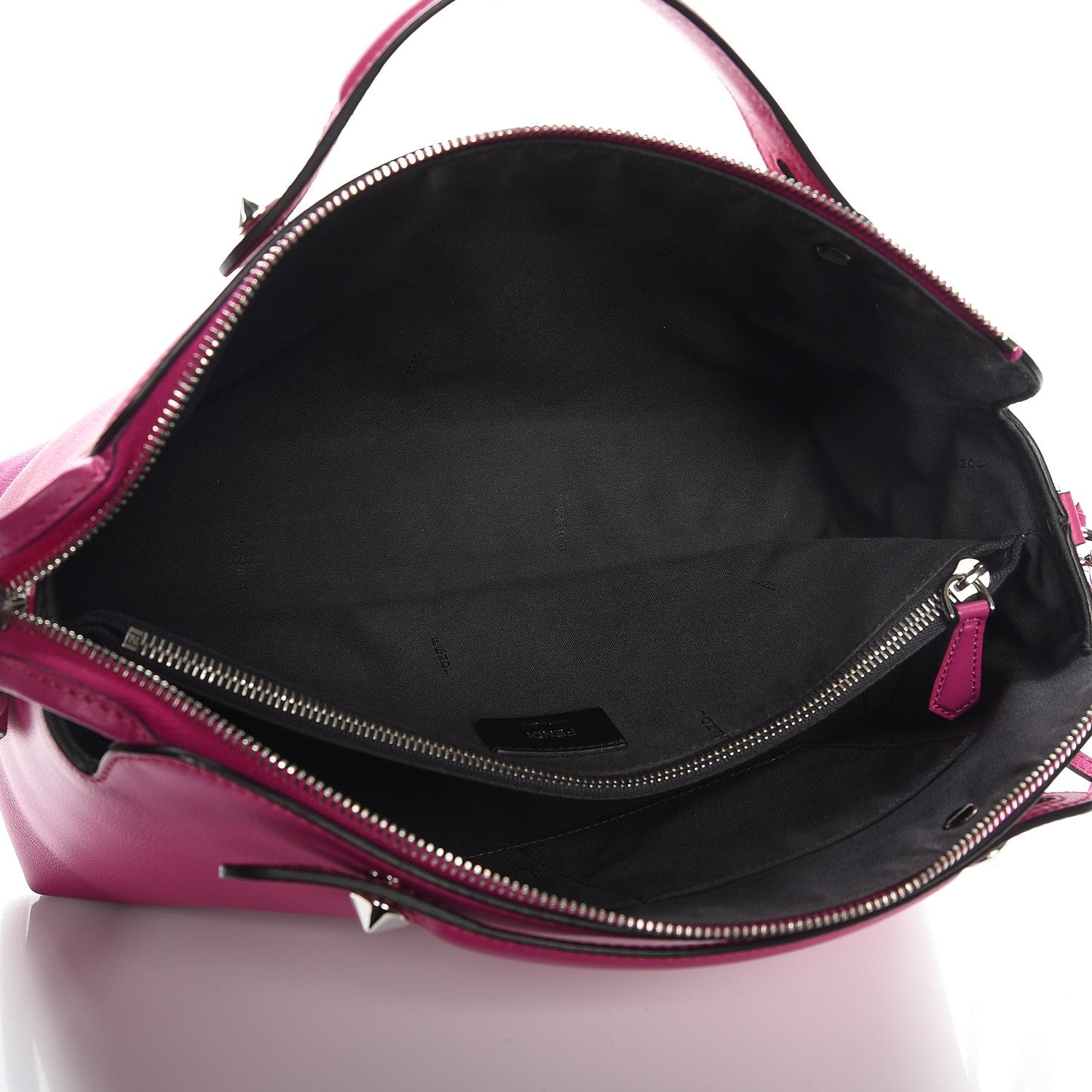 Fendi Vitello Dolce Large By The Way Boston Bag Magenta 5 of 14