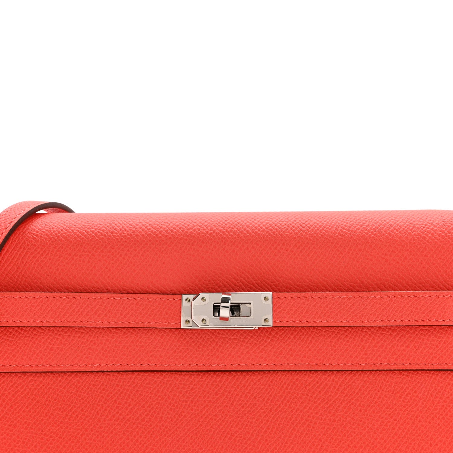 Hermes Epsom Kelly Wallet To Go Orange Field 8 of 11