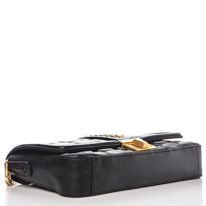 MCM Lambskin Quilted Embellished Flap Black 4 of 11