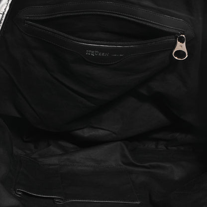 Alexander McQueen Patent Leather Hobo Black 4 of 8