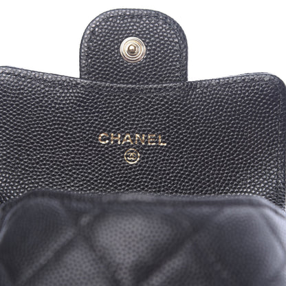 Chanel Caviar Quilted Flap Chain Waist Bag Black 6 of 11