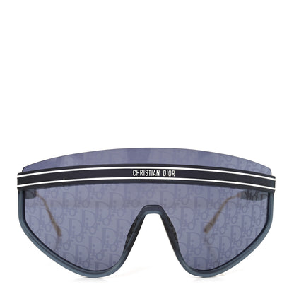 Christian Dior Oblique Mask DiorClub M2U Sunglasses Translucent Blue 2 of 7