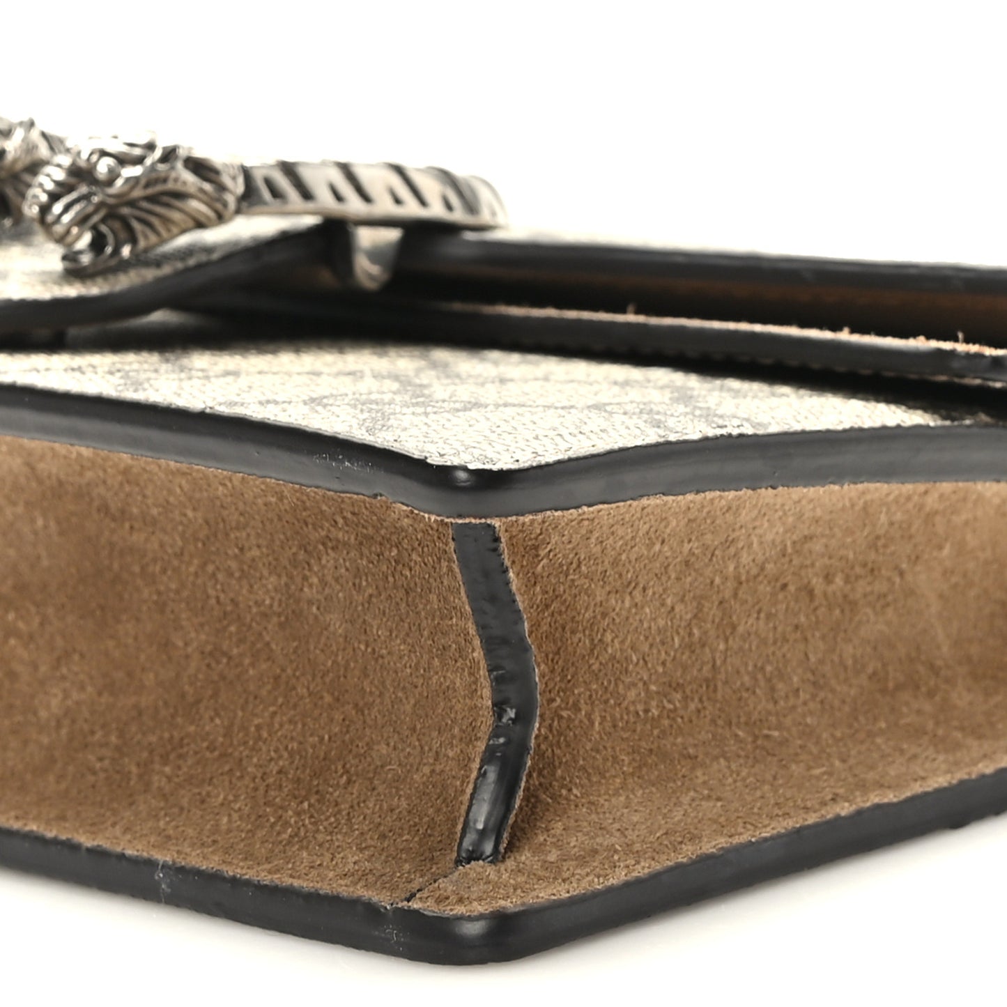 GG Supreme Monogram Super Mini Dionysus Shoulder Bag Taupe