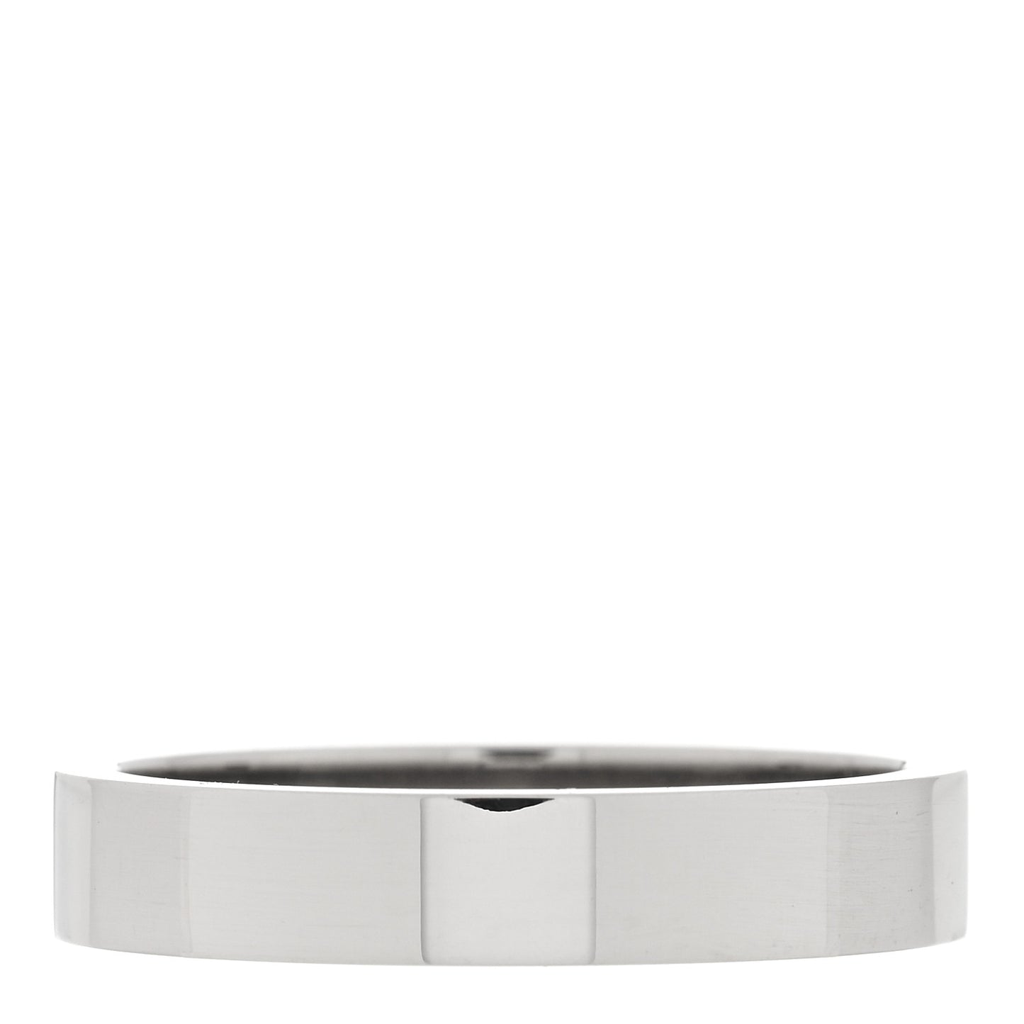 Platinum 4mm C De Cartier Wedding Band Ring 58 8.25