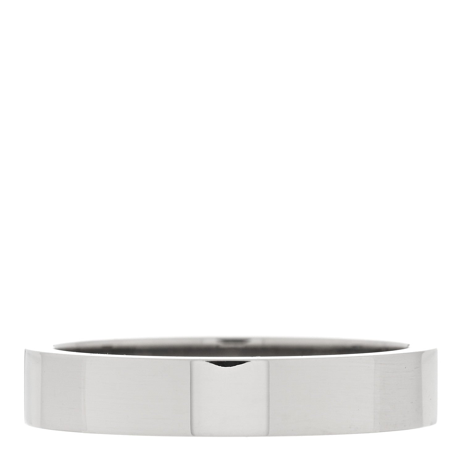 Cartier Platinum 4mm C De Cartier Wedding Band Ring 58 8.25 3 of 5