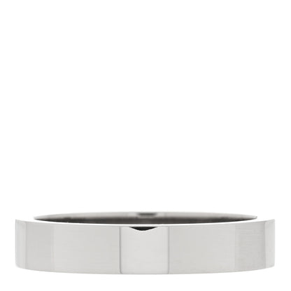 Cartier Platinum 4mm C De Cartier Wedding Band Ring 58 8.25 3 of 5