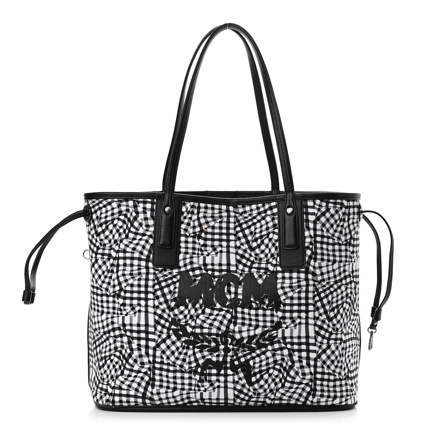 Visetos Medium Liz Reversible Shopper Tote Black
