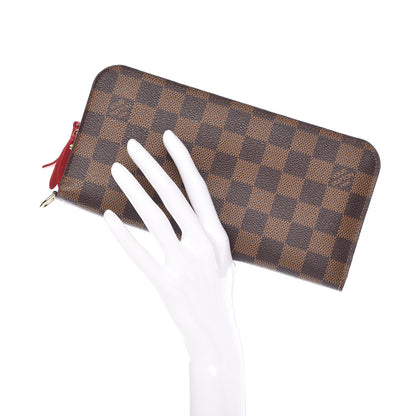 Louis Vuitton Damier Ebene Insolite Wallet Red 2 of 7