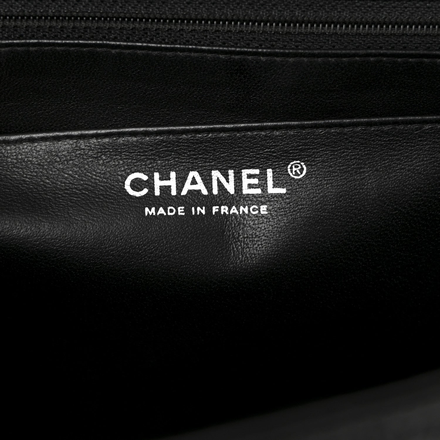 Chanel Caviar Quilted Jumbo Single Flap Black 6 of 10