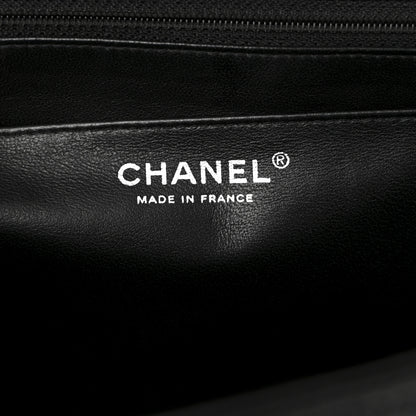 Chanel Caviar Quilted Jumbo Single Flap Black 6 of 10