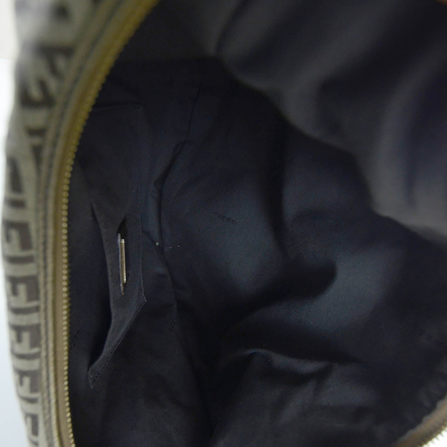 Fendi Canvas Zucchino Hobo 12 of 12