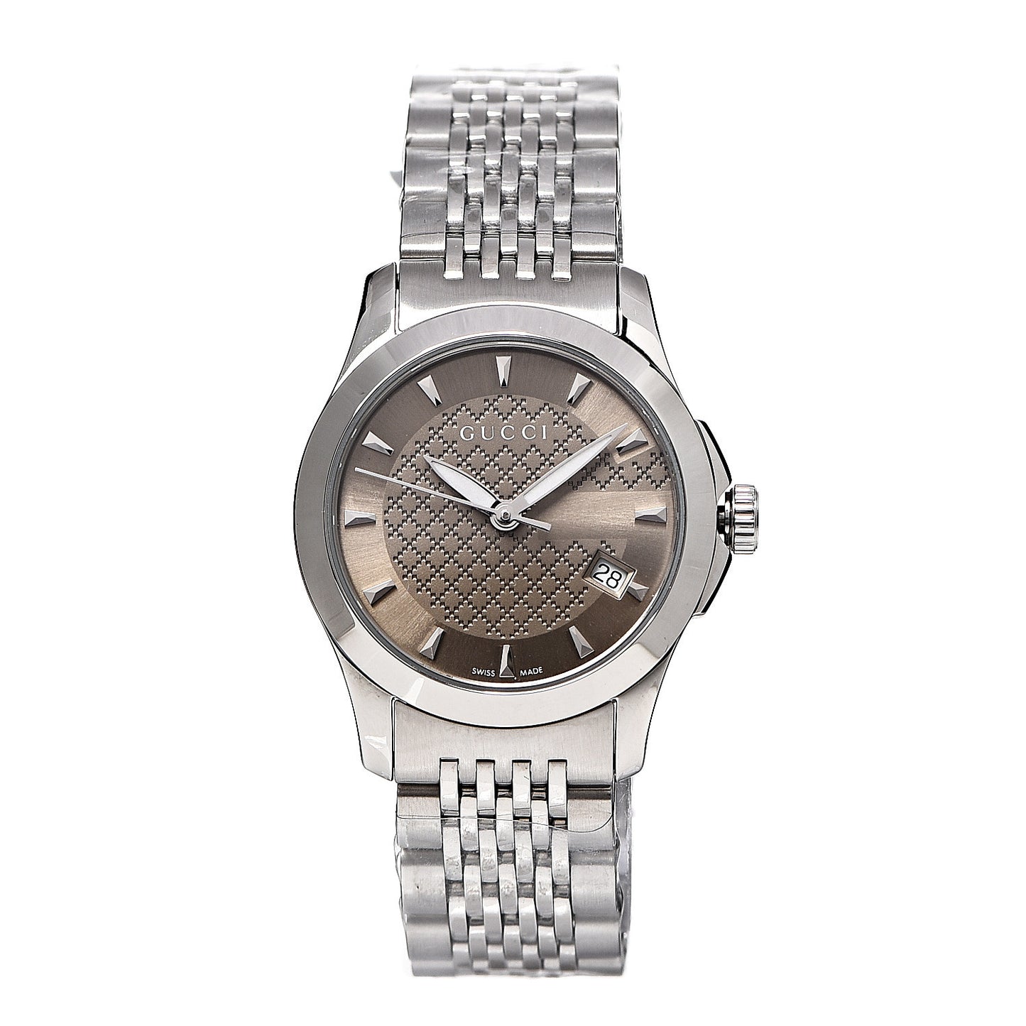 Stainless Steel 27mm G-Timeless Quartz Watch Brown