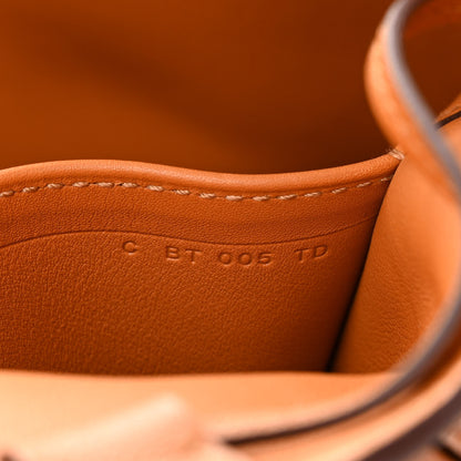 Hermes Evercolor Swift Sac Licol 17 Toffee Havane Capucine 7 of 15