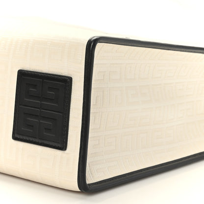 Givenchy Canvas Logo 4G Embossed Medium Tote Beige Black 8 of 8